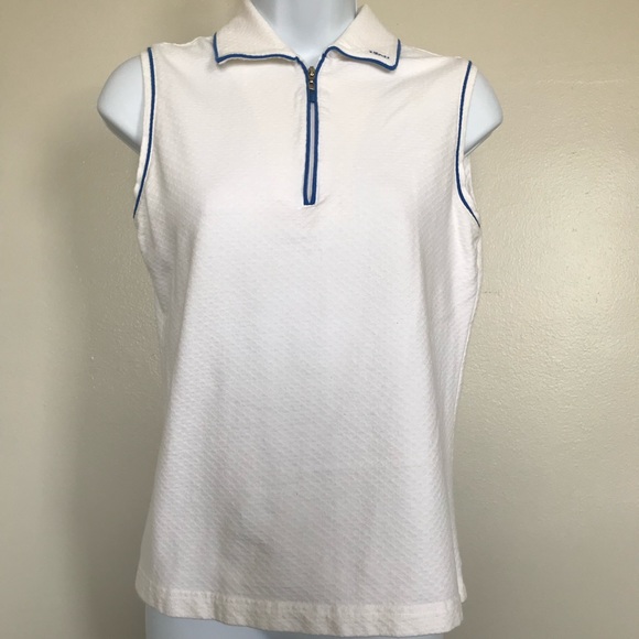 Izod Tops - Izod XFG Stretch Sz S Sleeveless Textured Golf Top
